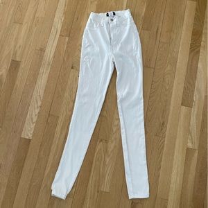 Fashion Nova white jeans
